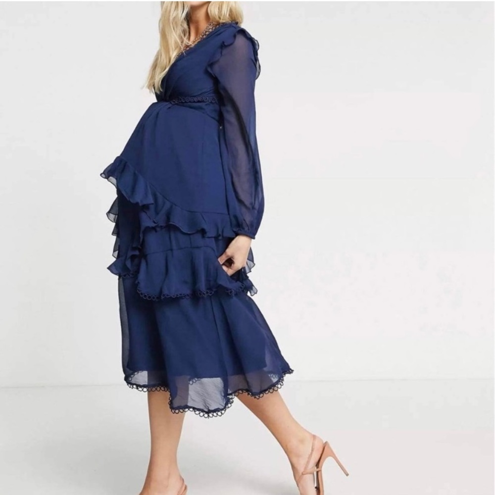 ASOS Design Midi Maternity Dress Sz 6